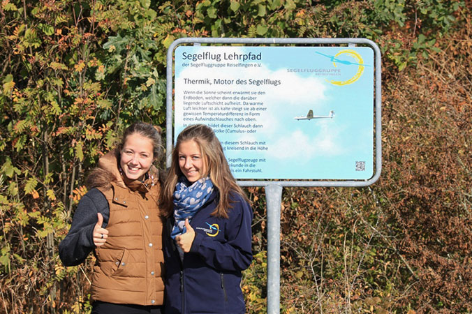 Informationsstationen des Lehrpfads