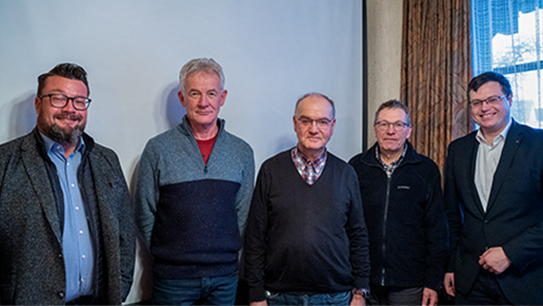 Der neue Vorstand der Segelfluggruppe Reiselfingen